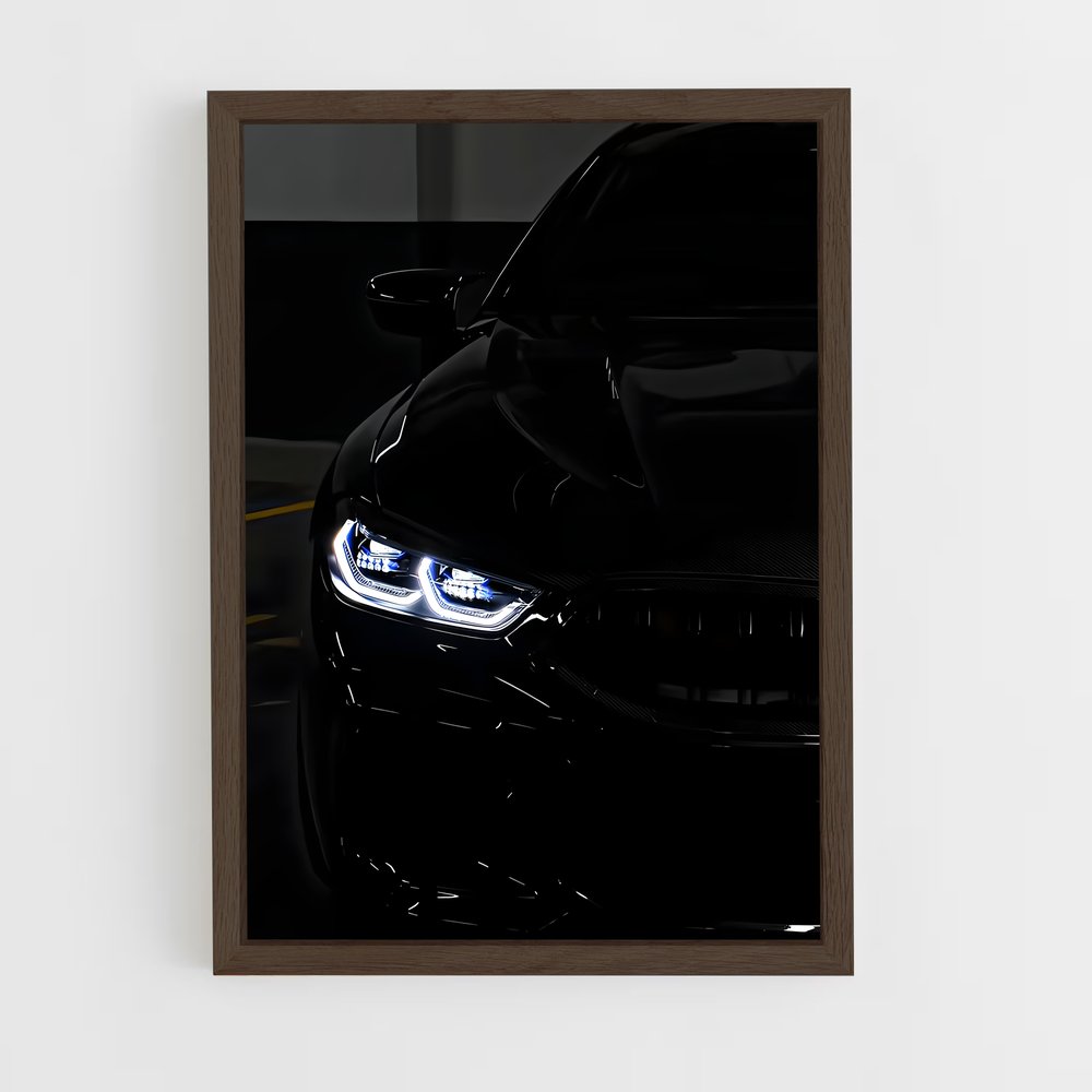 Poster M8 Noir d'Ébène – affiche BMW (vue 5)